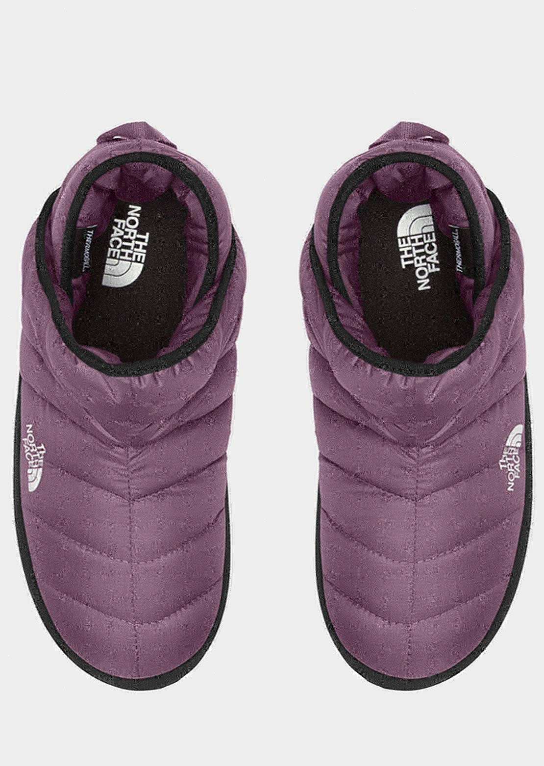 The North Face Women&#39;s ThermoBall Traction Bootie Slippers Pikes Purple/TNF Black