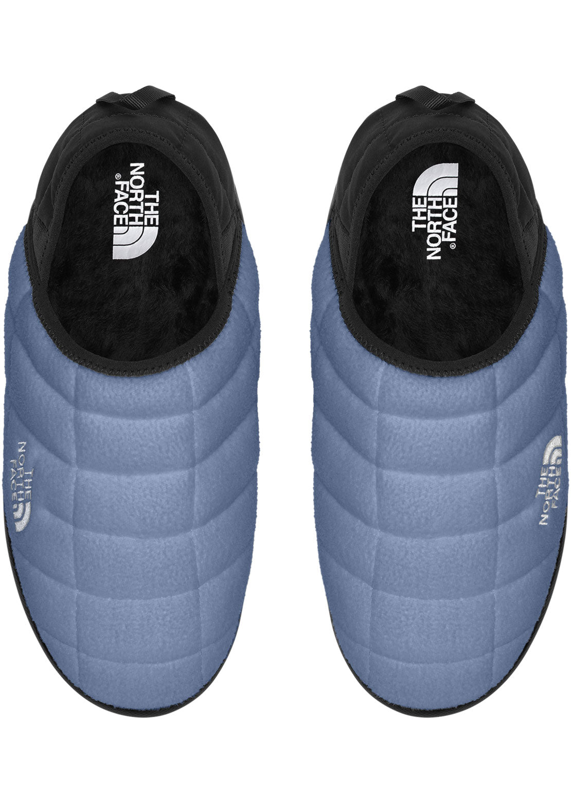 The North Face Women&#39;s ThermoBall Traction Mule V Denali Slippers Folk Blue/TNF Black