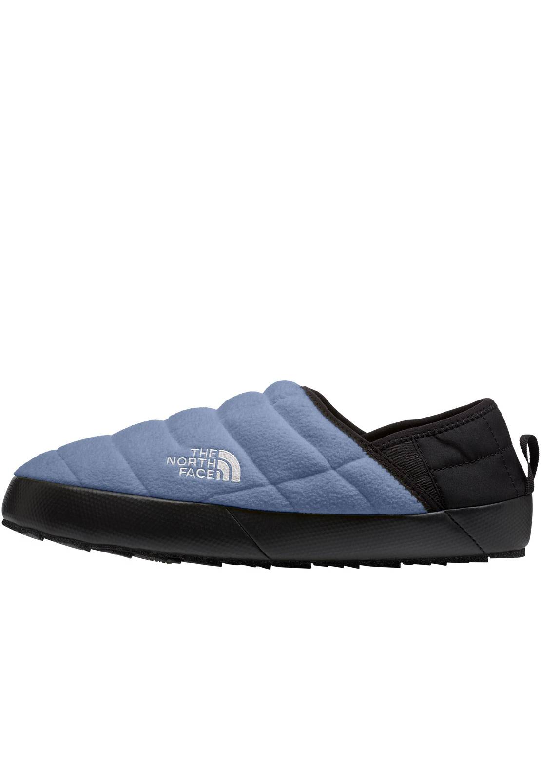 The North Face Women&#39;s ThermoBall Traction Mule V Denali Slippers Folk Blue/TNF Black