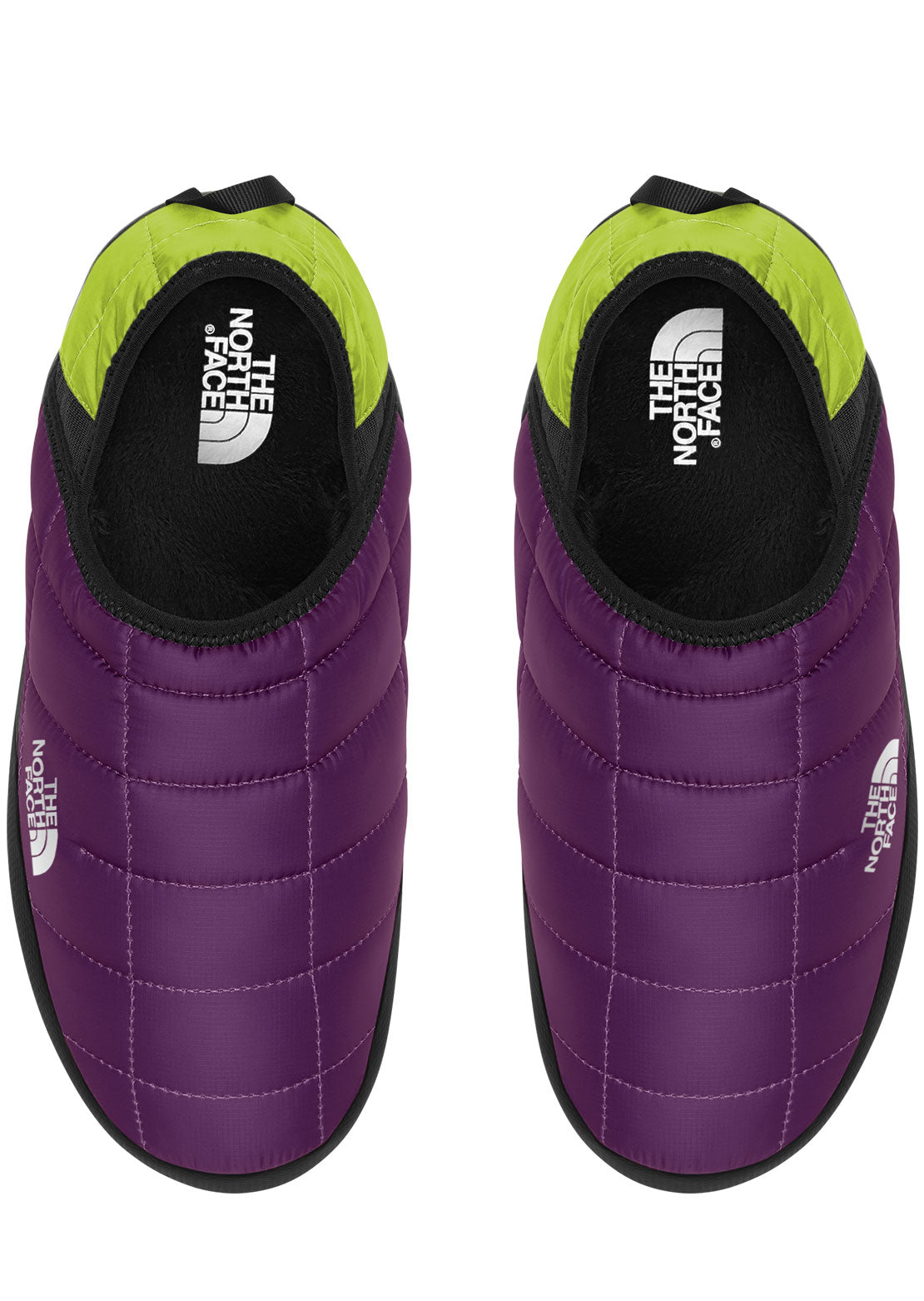 The North Face Women&#39;s ThermoBall Traction Mule V Slippers Purple Cactus Flower/TNF Black