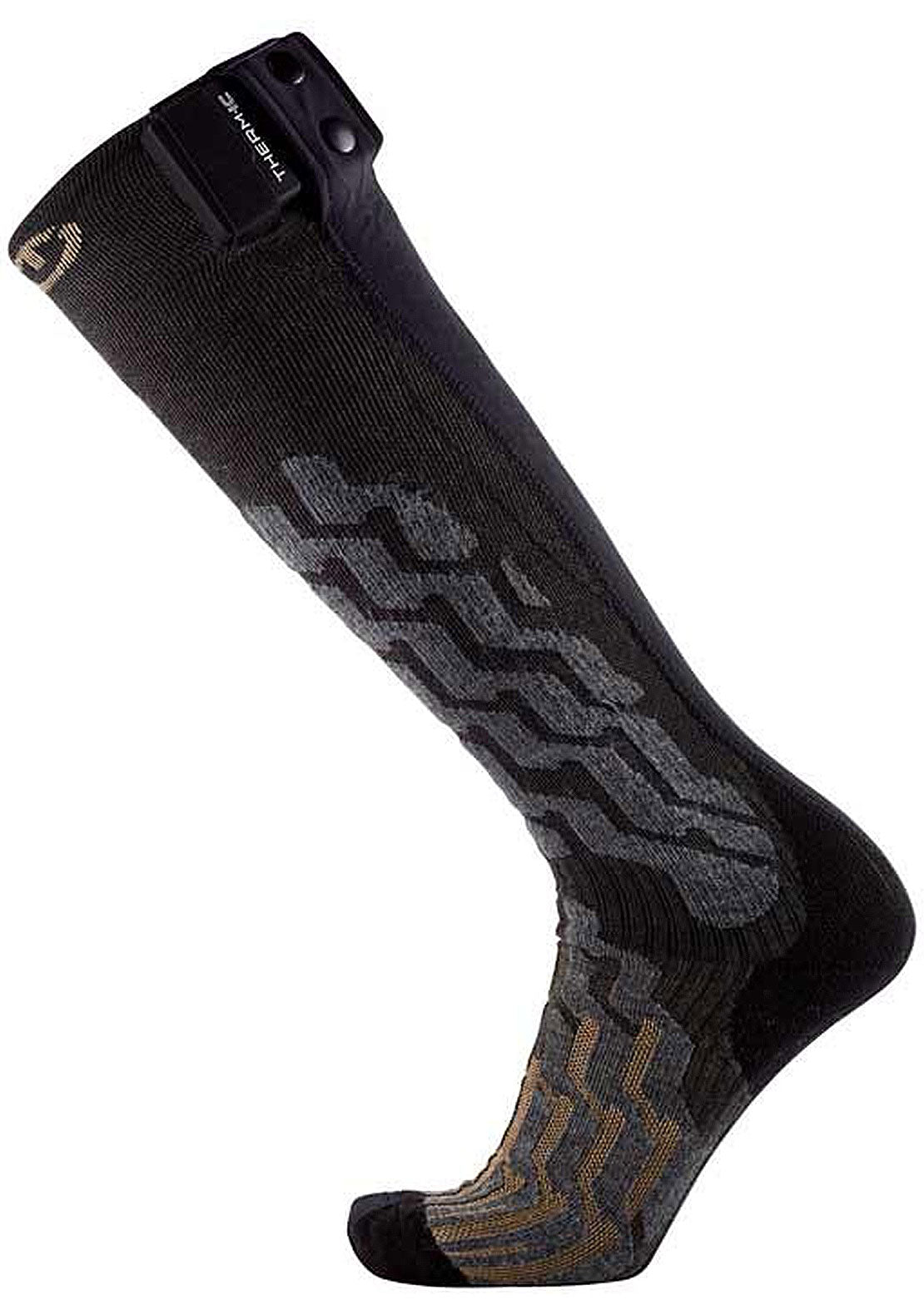 Therm-Ic Men's Powersock Heat Fusion Socks Black