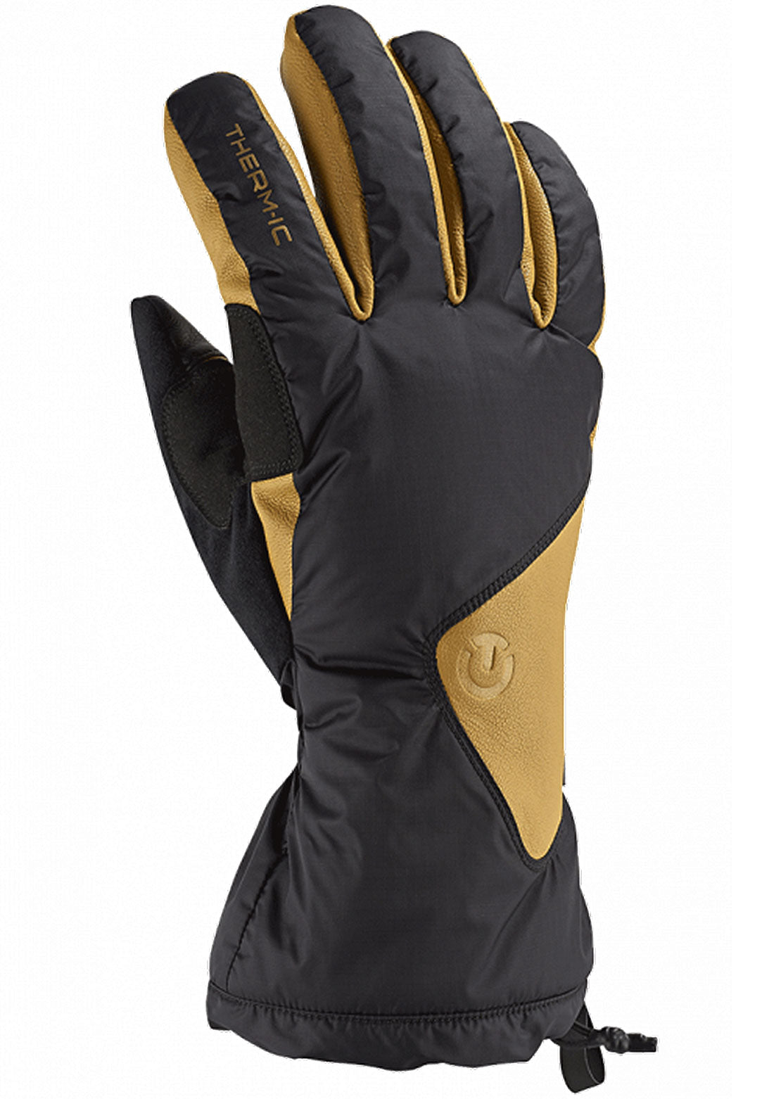 Therm-Ic Unisex Power Glove Ski Light Gloves Black/Camel