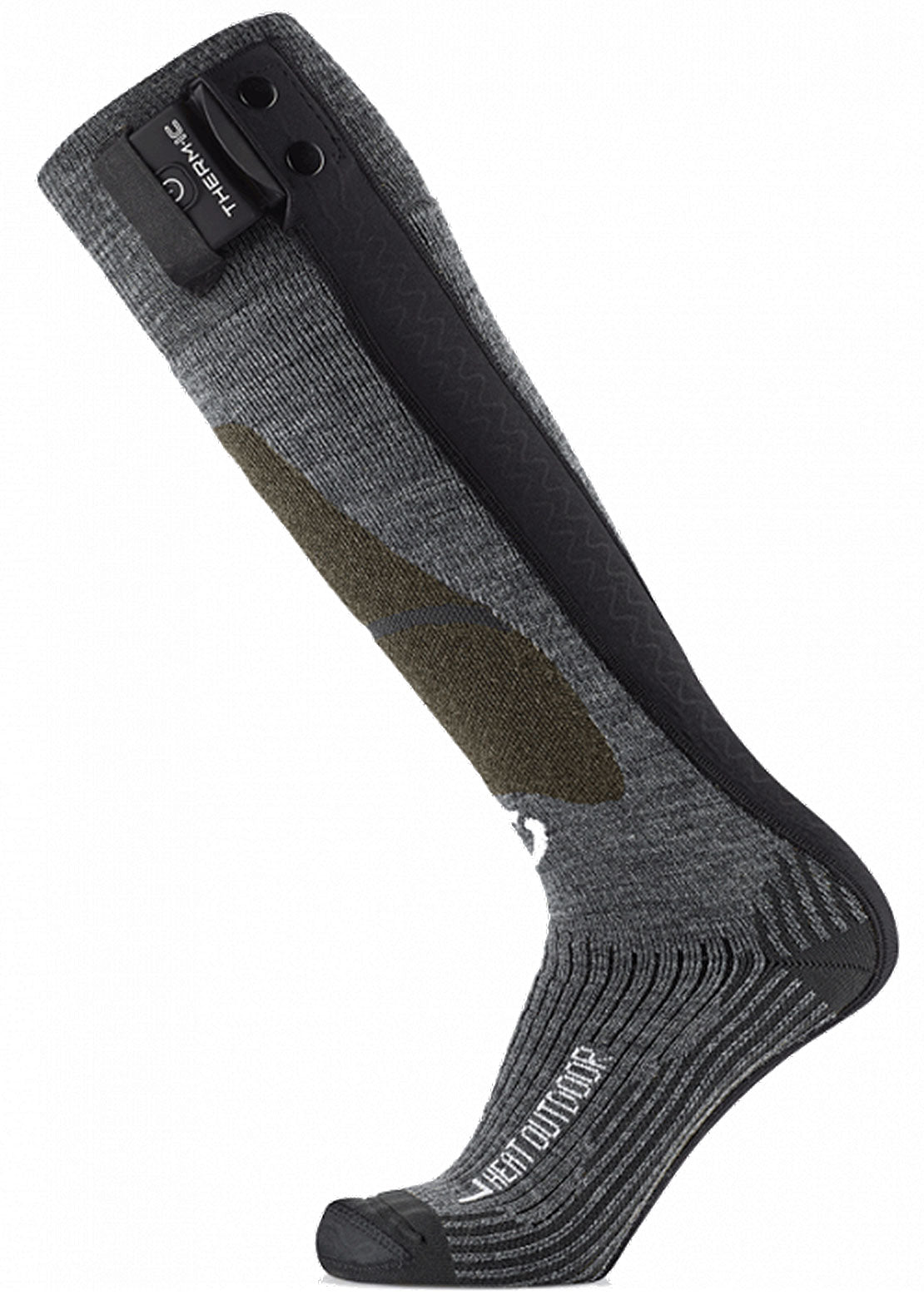 Therm-Ic Unisex Powersock Heat Fusion Outdoor Socks Black