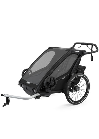 Siège-vélo bébé arrière cadre Yepp 2 Maxi Midnight Black Thule - Dröm