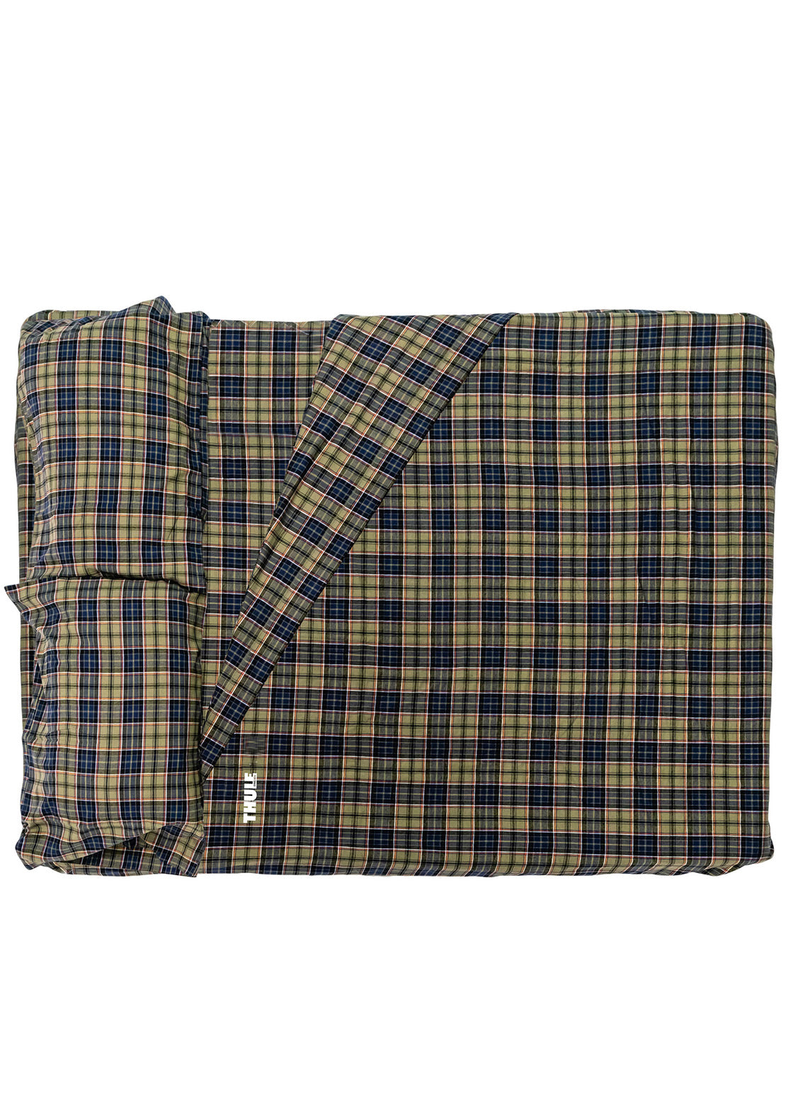 Thule Flannel Sheets for Hybox Tent Plaid Blue-Green