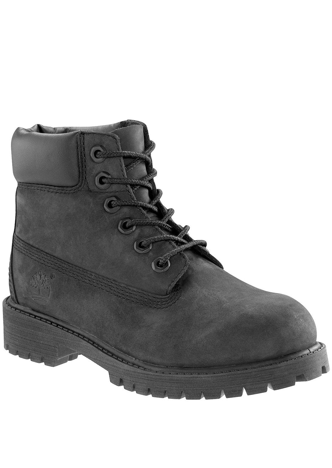Timberland Junior 6&quot; Classic Boots Black Nubuck