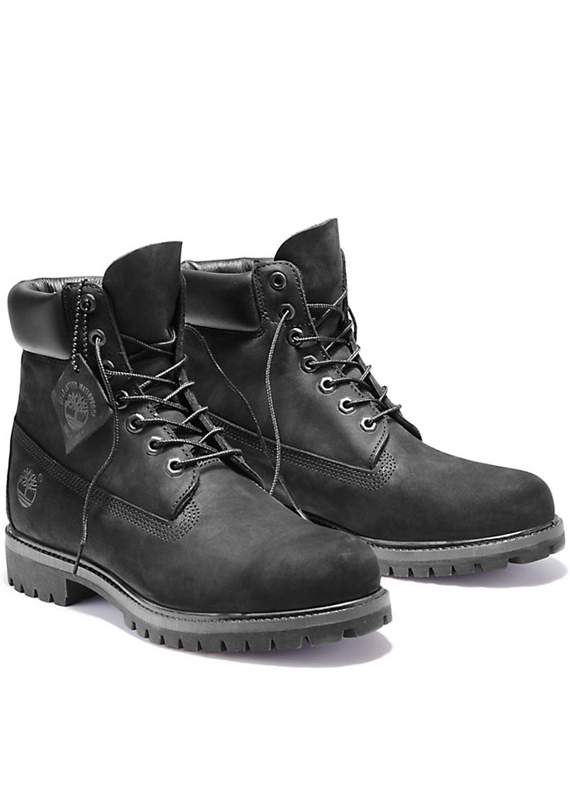 Timberland Men&#39;s Premium 6&quot; Waterproof Boots Black/Black