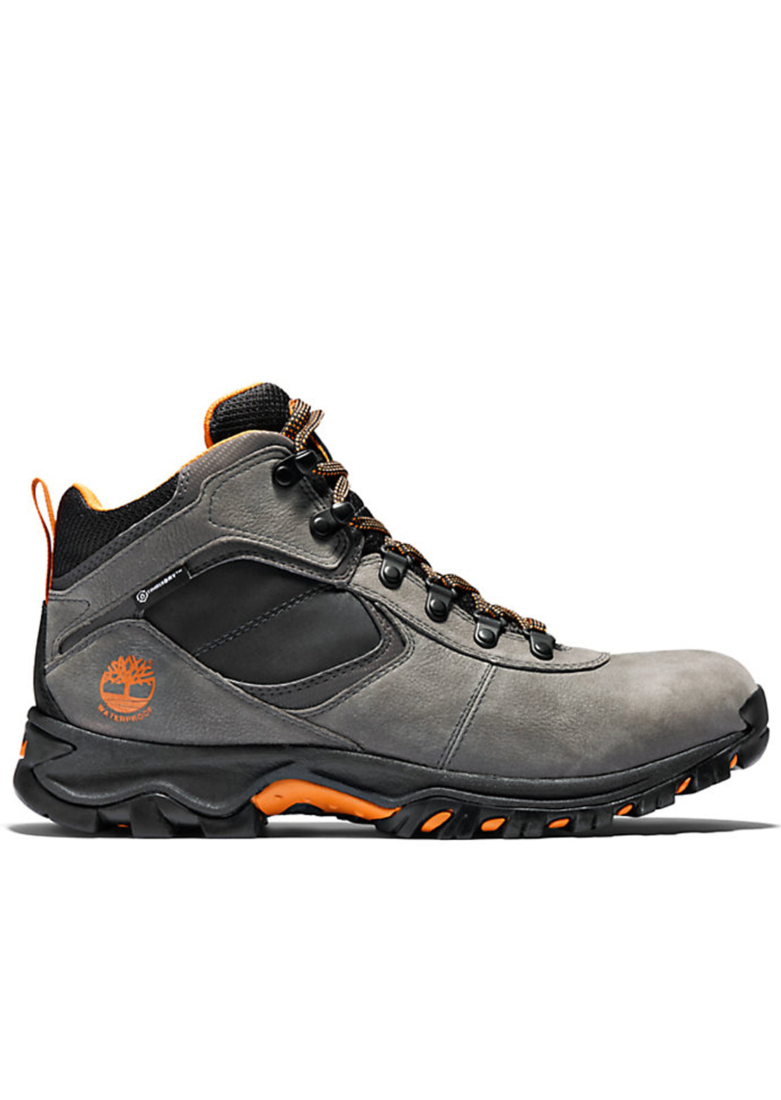 Timberland Men&#39;s Mt. Maddsen Leather Waterproof Mid Boots Grey/Castlerock