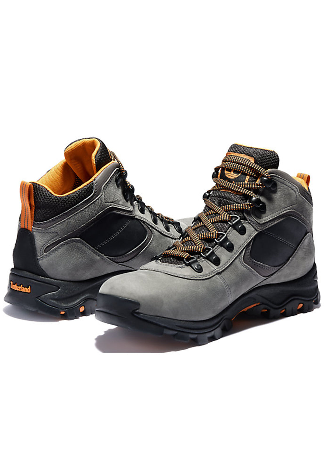 Timberland Men&#39;s Mt. Maddsen Leather Waterproof Mid Boots Grey/Castlerock