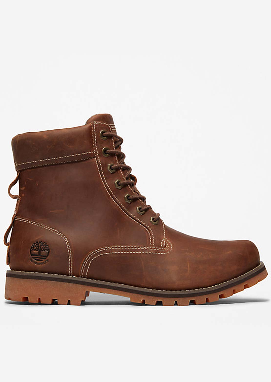 Timberland Men's Rugged II 6" Waterproof Boots Rust Full Grain