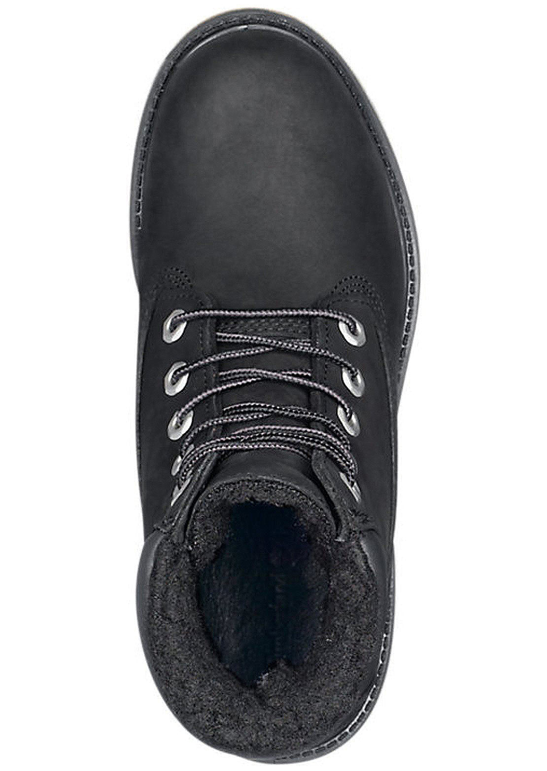 Timberland Women&#39;s Premium 6&quot; Fleece Lined Boots Black Nubuck