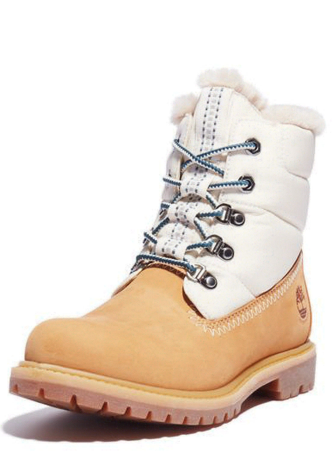 Timberland Women&#39;s Premium 6&quot; Puffer Waterproof Boots Wheat Nubuck