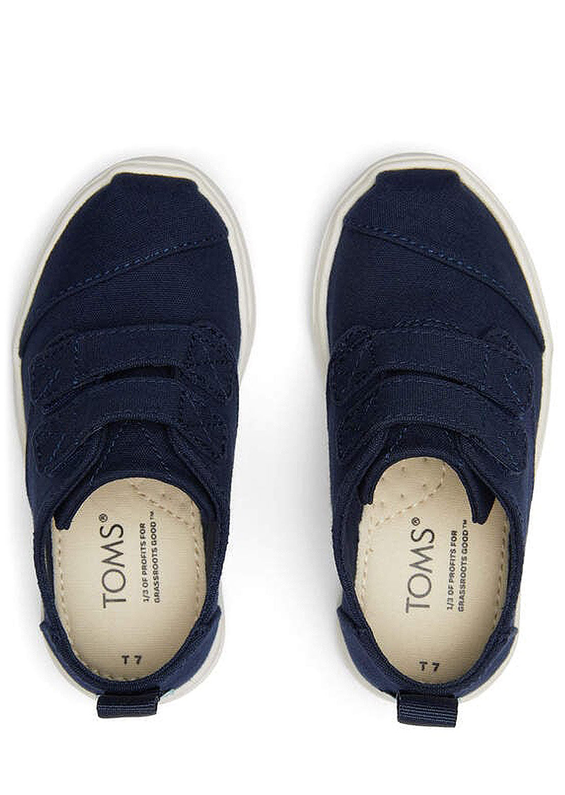 Toms Junior Fenix Double Strap Casual Sneakers Navy
