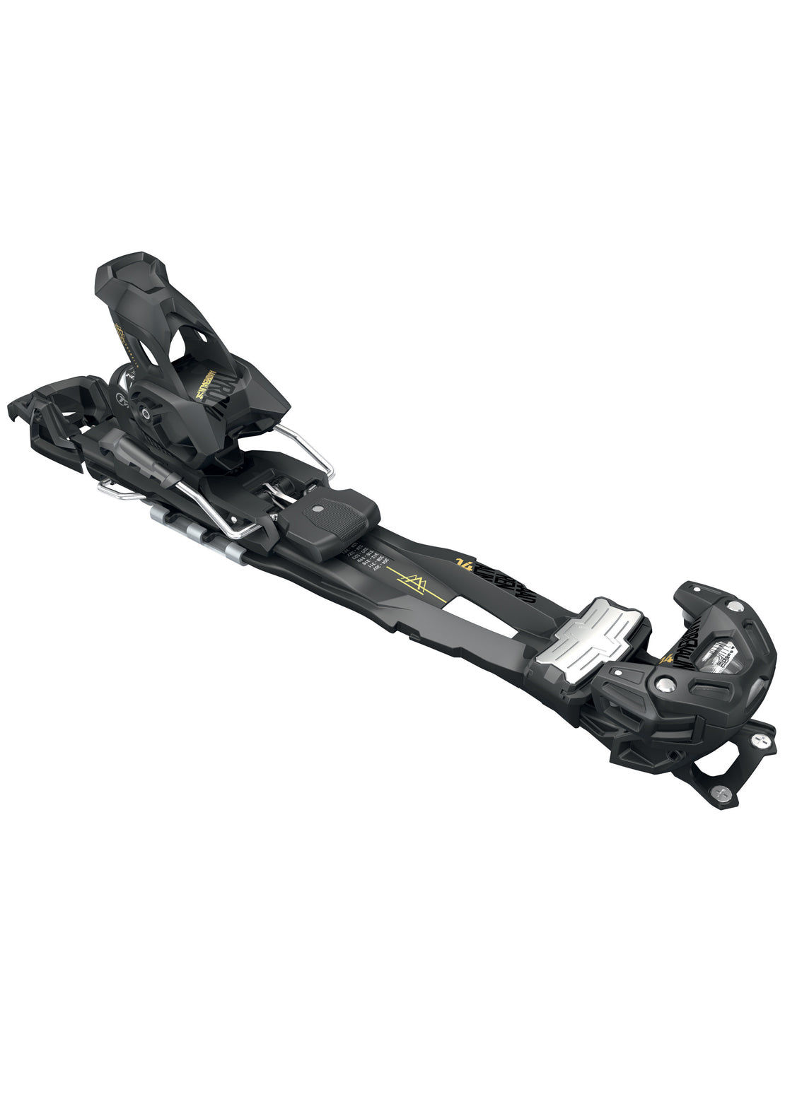 Tyrolia Adrenalin 14 AT Short Ski Bindings Solid Black