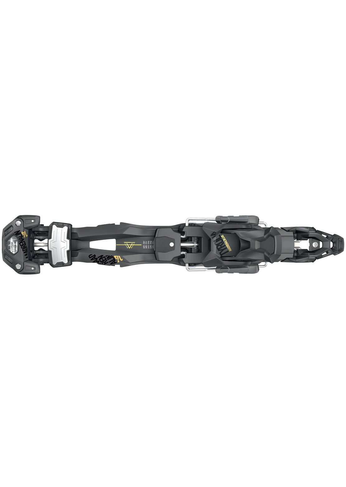 Tyrolia Adrenalin 14 AT Short Ski Bindings Solid Black