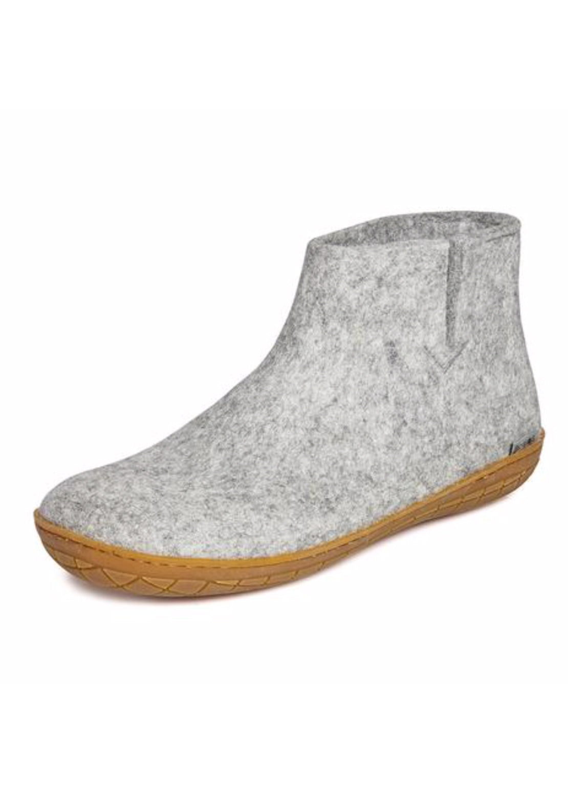 Glerups Unisex Natural Rubber Slipper Boots Grey