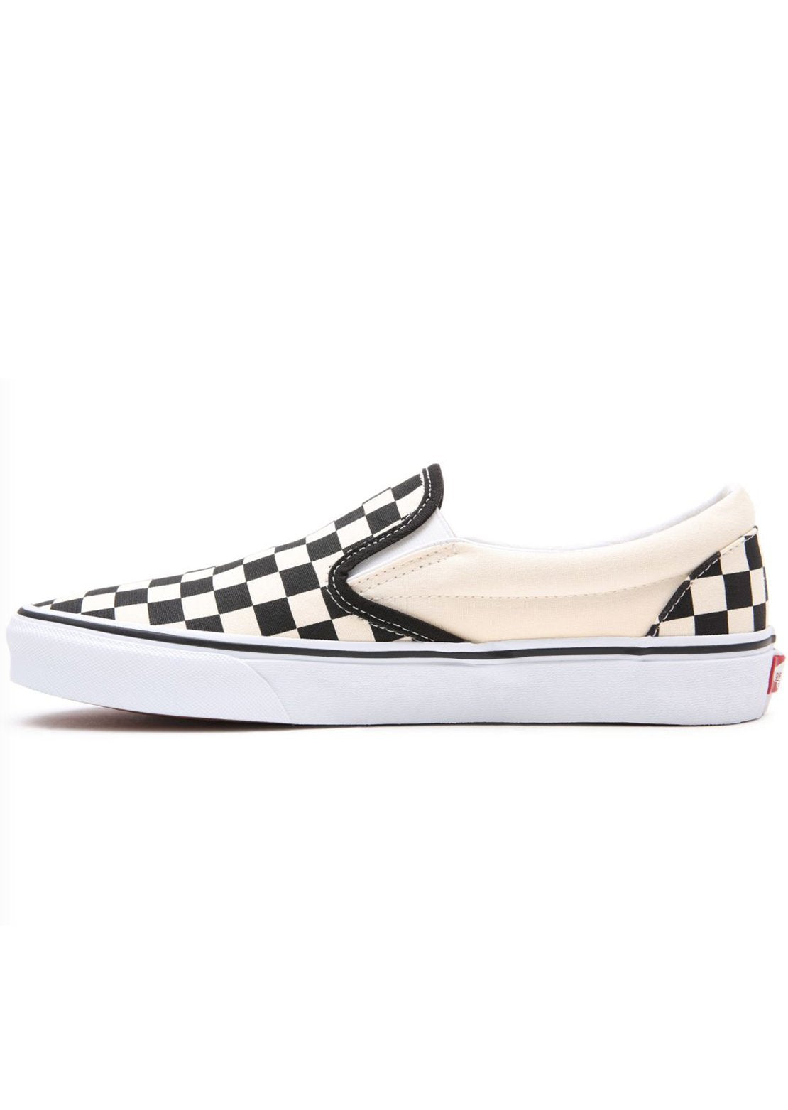 Vans Classic Slip-On Shoes Black/White Checkerboard/White