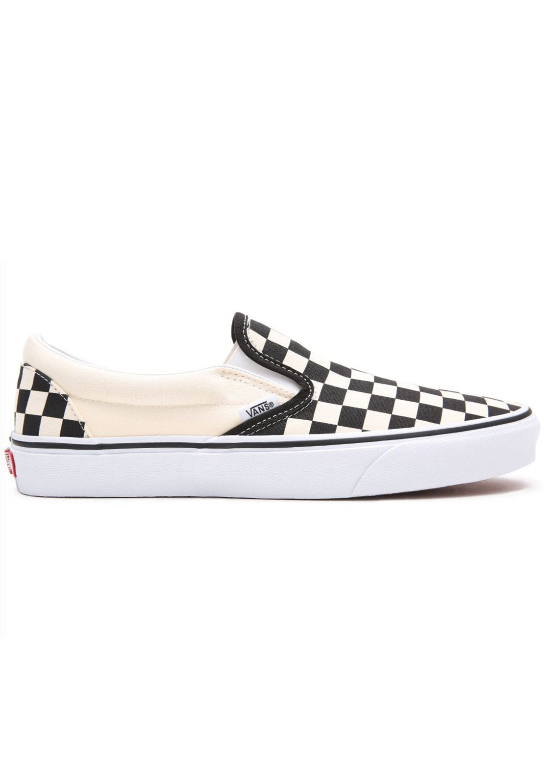 Vans Classic Slip-On Shoes Black/White Checkerboard/White