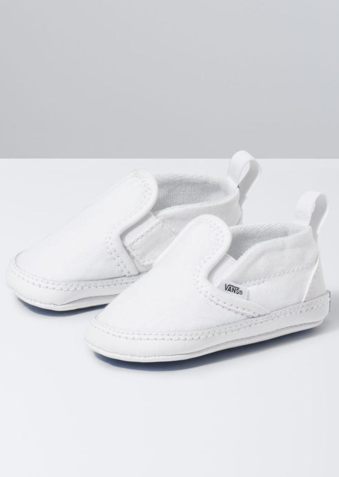 Vans Infant Slip-On V Crib Shoes True White/True White