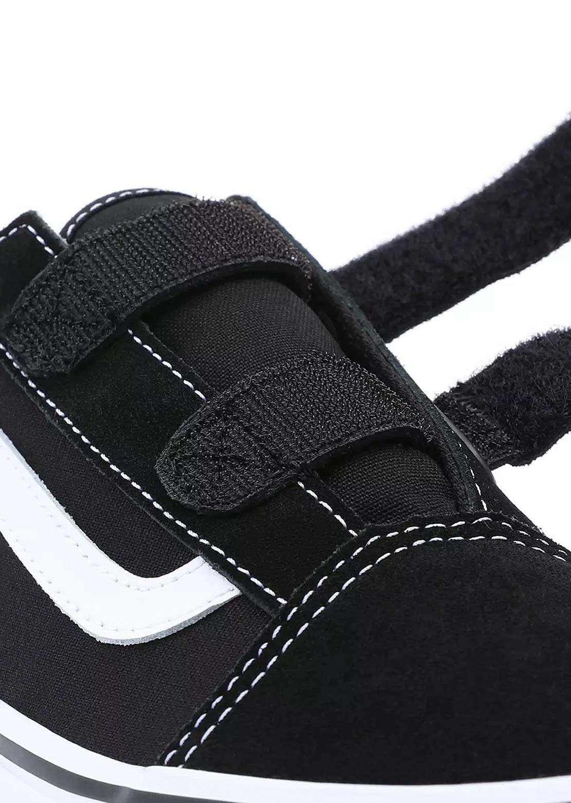 Vans Junior Old Skool V Shoes Black/True White