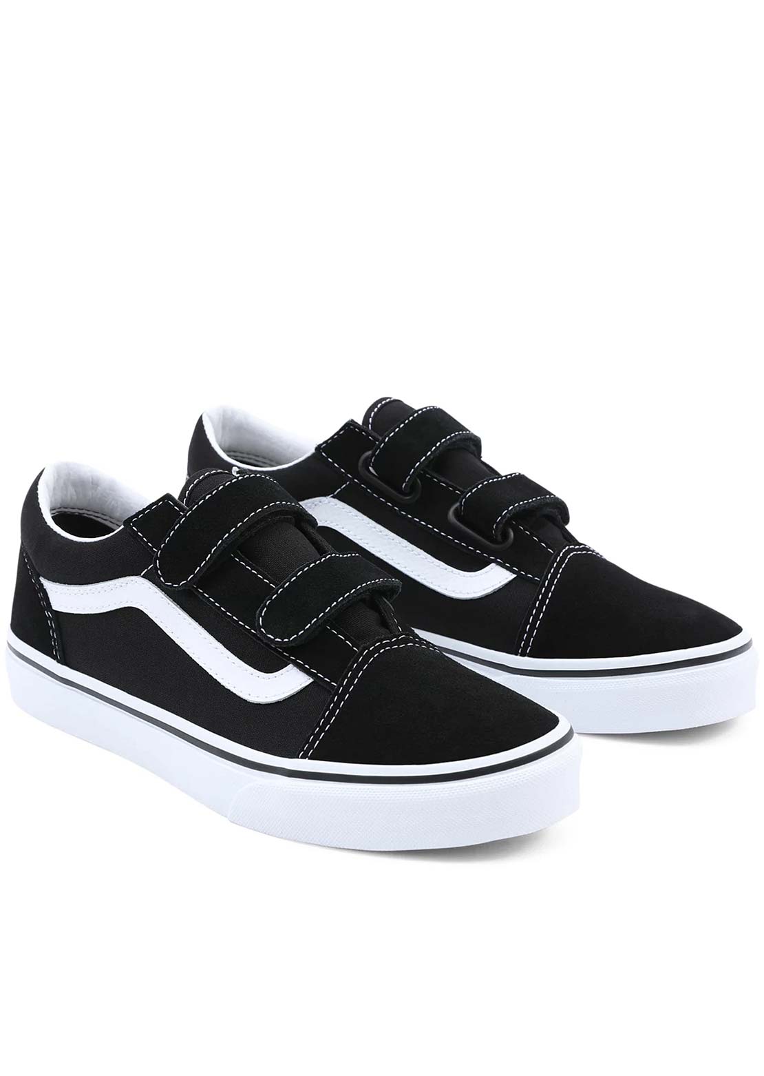 Vans Junior Old Skool V Shoes Black/True White