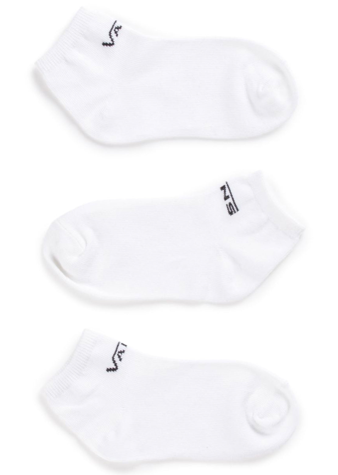 Vans Toddler Classic Kick 3-Pack Socks White