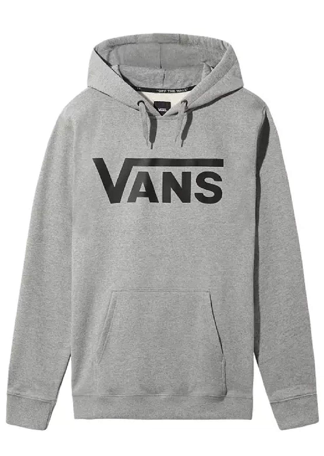 Vans Men&#39;s Classic Pullover Hoodie II Cement Heather/Black
