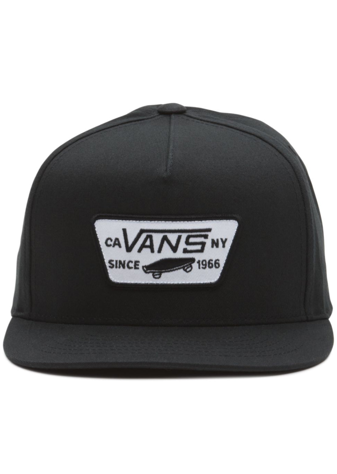 Vans Men’s Full Patch Snapback Cap True Black