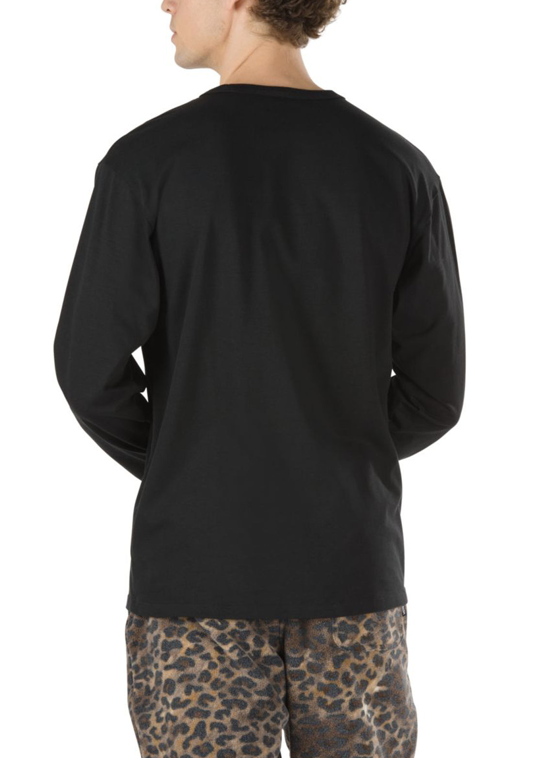 Vans Men&#39;s Off The Wall Classic Longsleeve Shirt Black