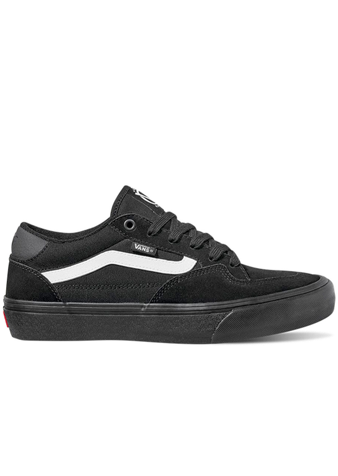 Vans Men's Rowan Shoes Black/Black/White