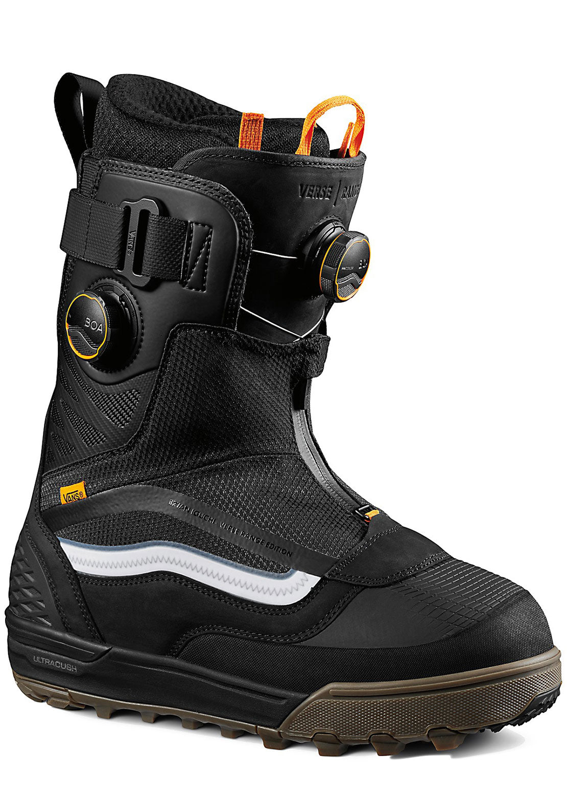 Vans Men&#39;s Verse Range Edition Snowboard Boots (Bryan Iguchi) Black