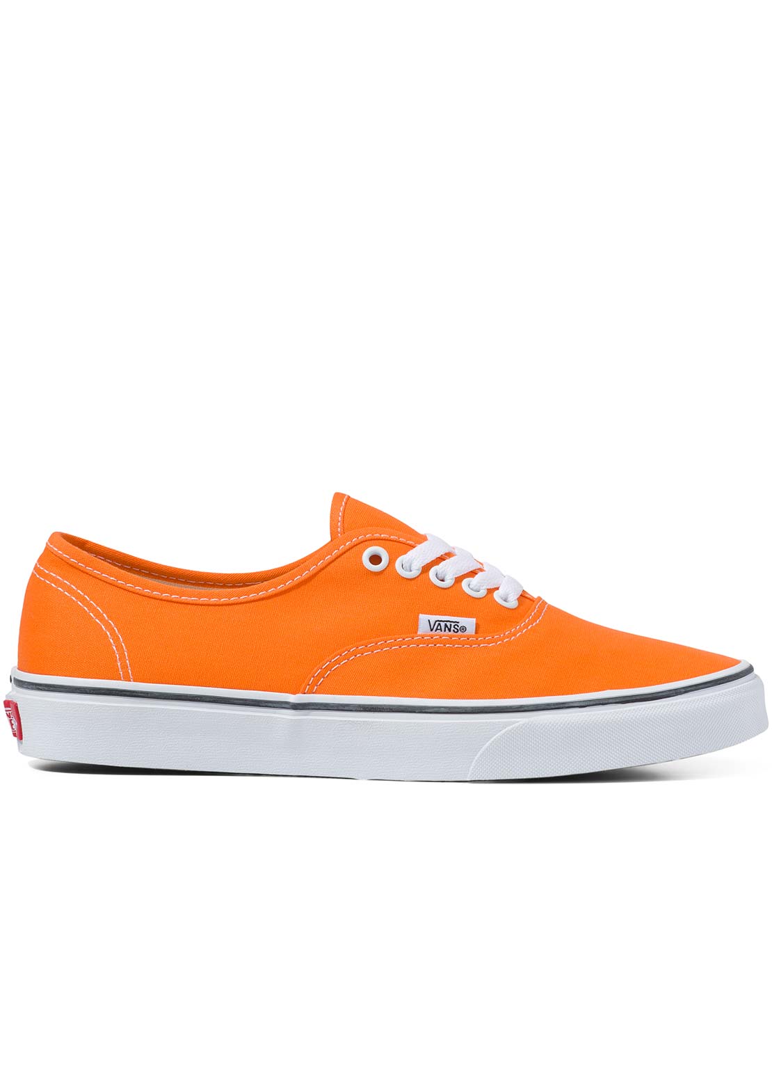 Vans Unisex Authentic Shoes Orange Tiger/True White