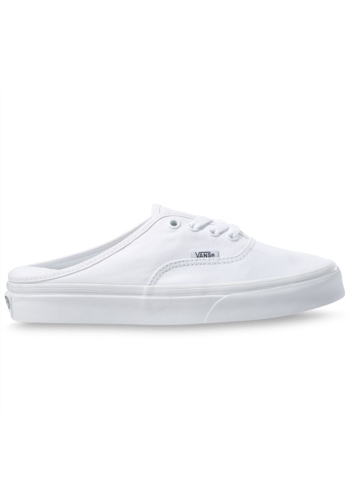Vans Women&#39;s Authentic Mule Shoes True White/True White Side