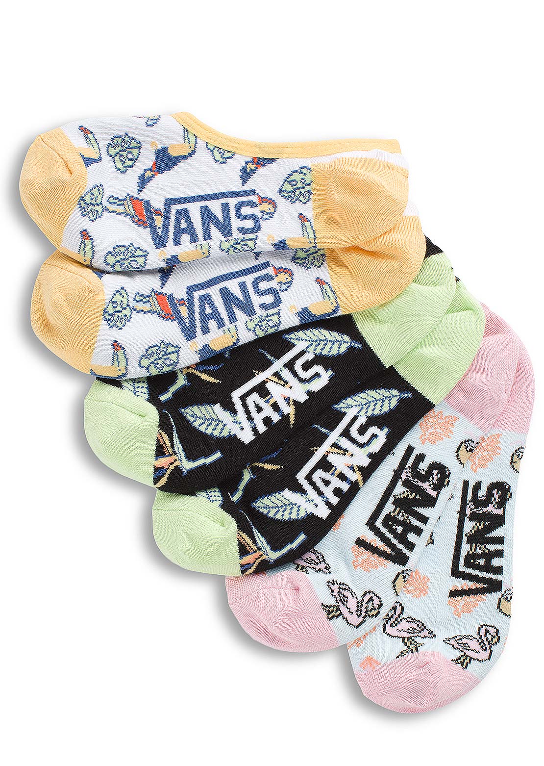 Vans Women&#39;s Birds Of A Feather Canoodle 3-Pack Socks Multi