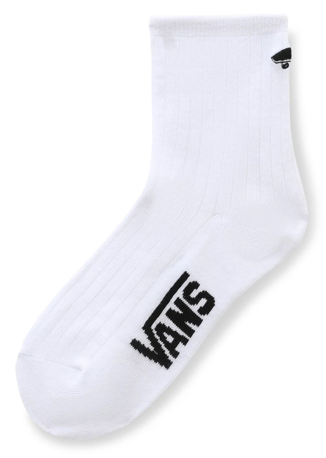 Vans Women&#39;s Kickin It Crew Socks White