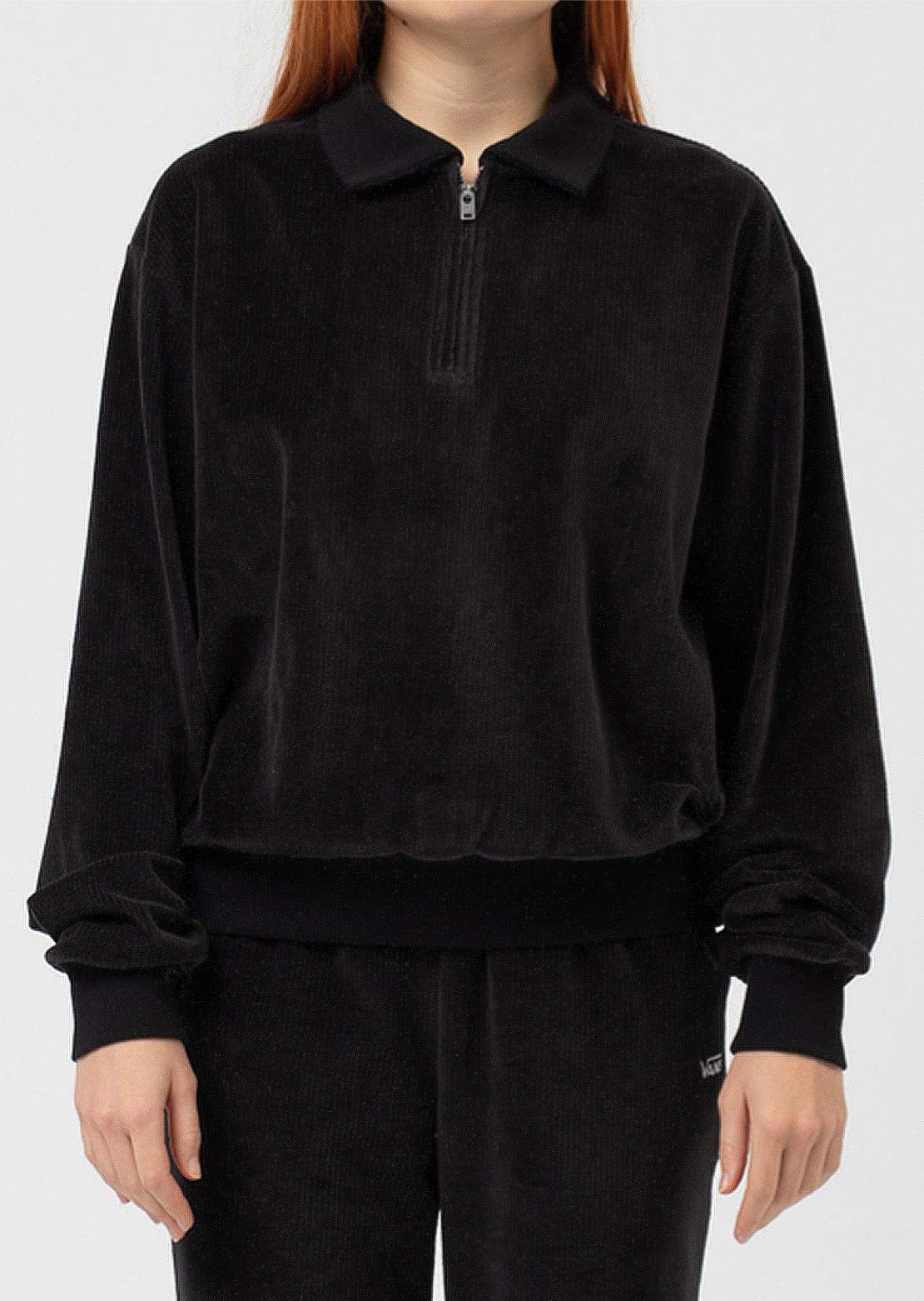 Vans Women&#39;s Riley Longsleeve Polo Black