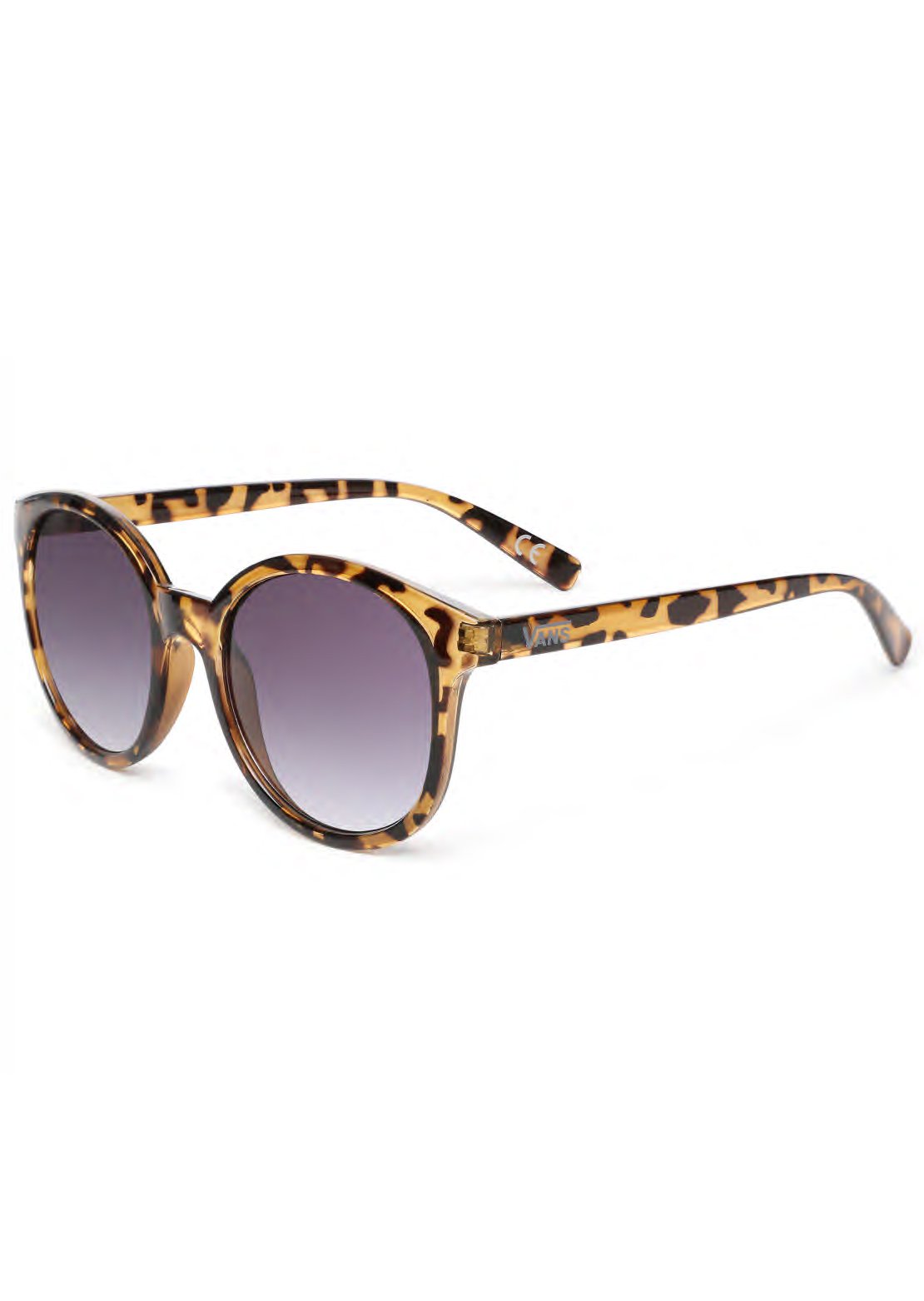 Vans Women&#39;s Rise And Shine Sunglasses Tortoise/Gradient Smoke Side