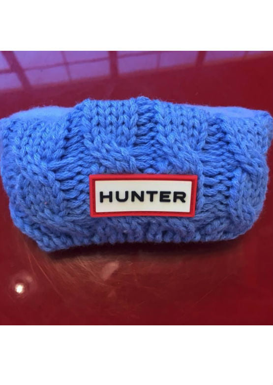 Hunter Junior Kids 6 Stitch Cable Socks - Vivid Blue