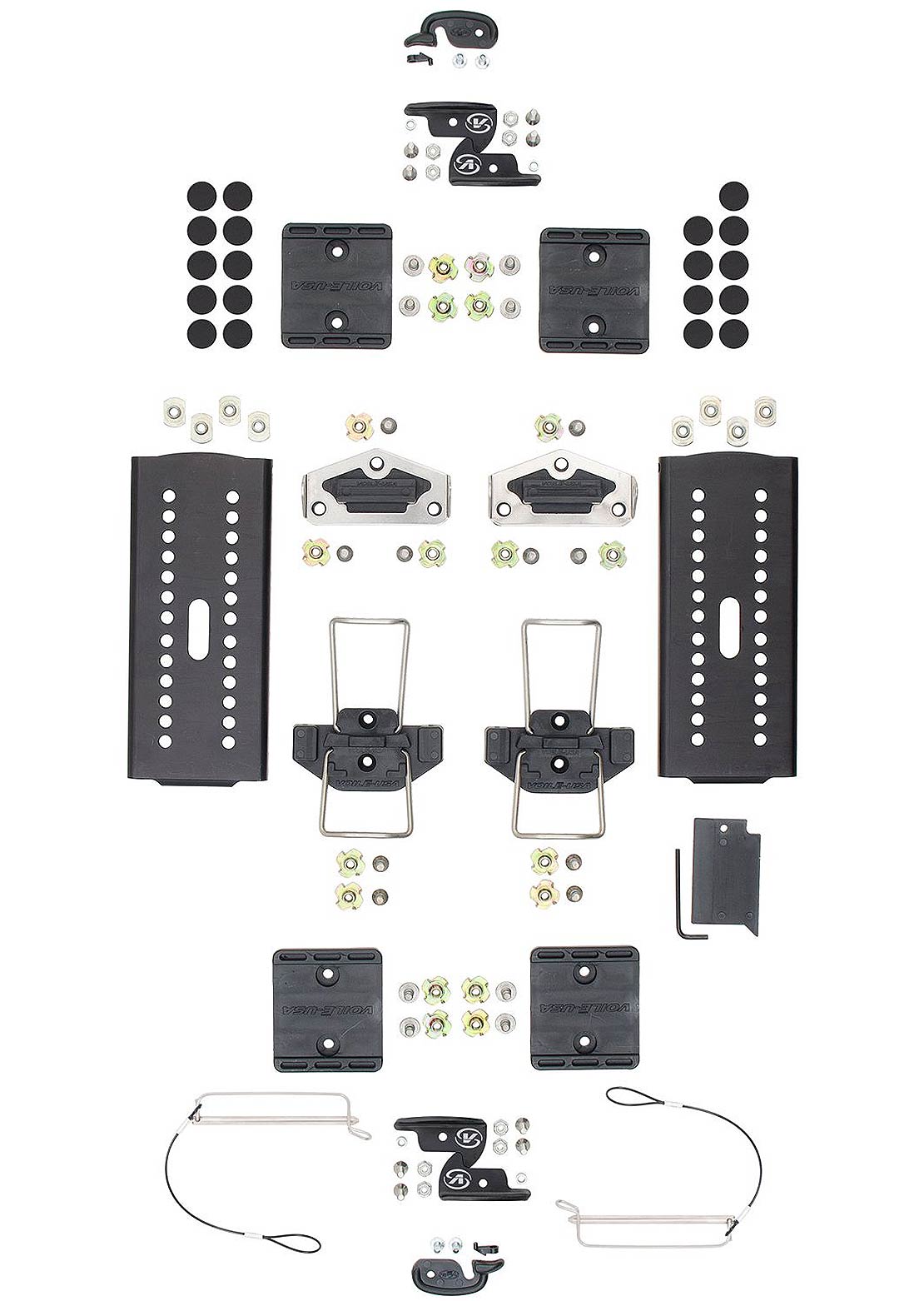 Voilé DIY Splitboard Hardware Kit Black