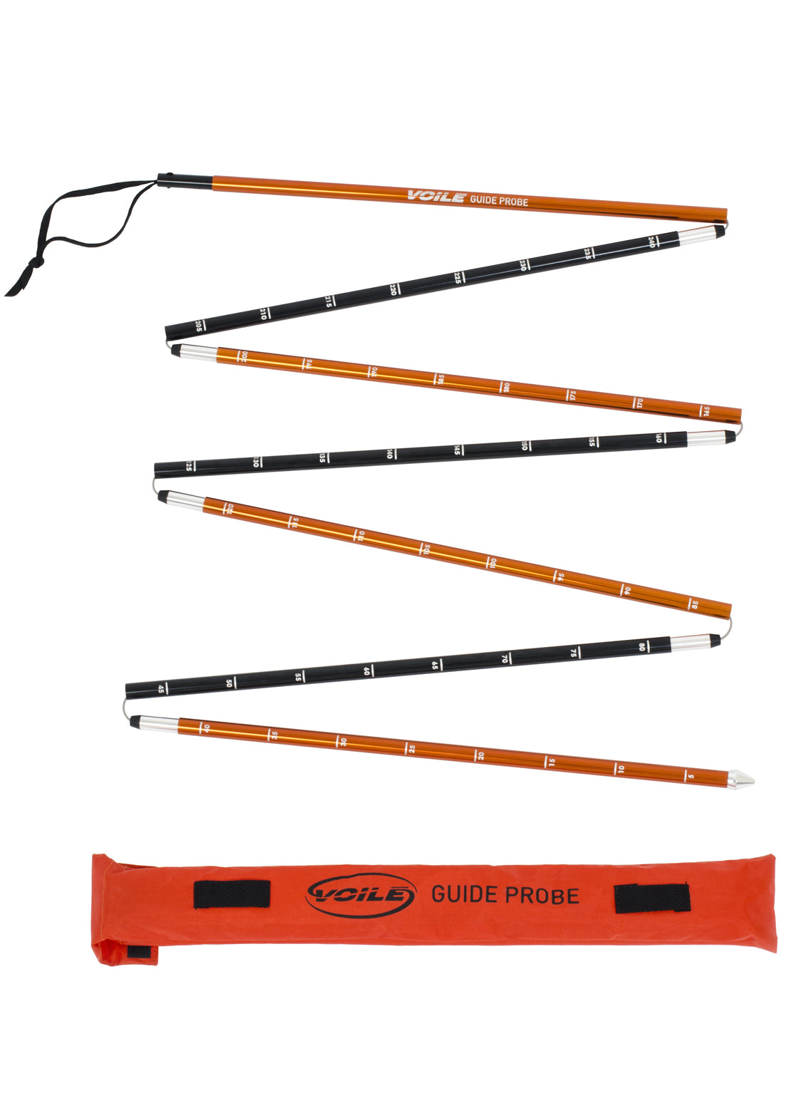 Voilé Guide Avalanche Probe - 320 cm Orange