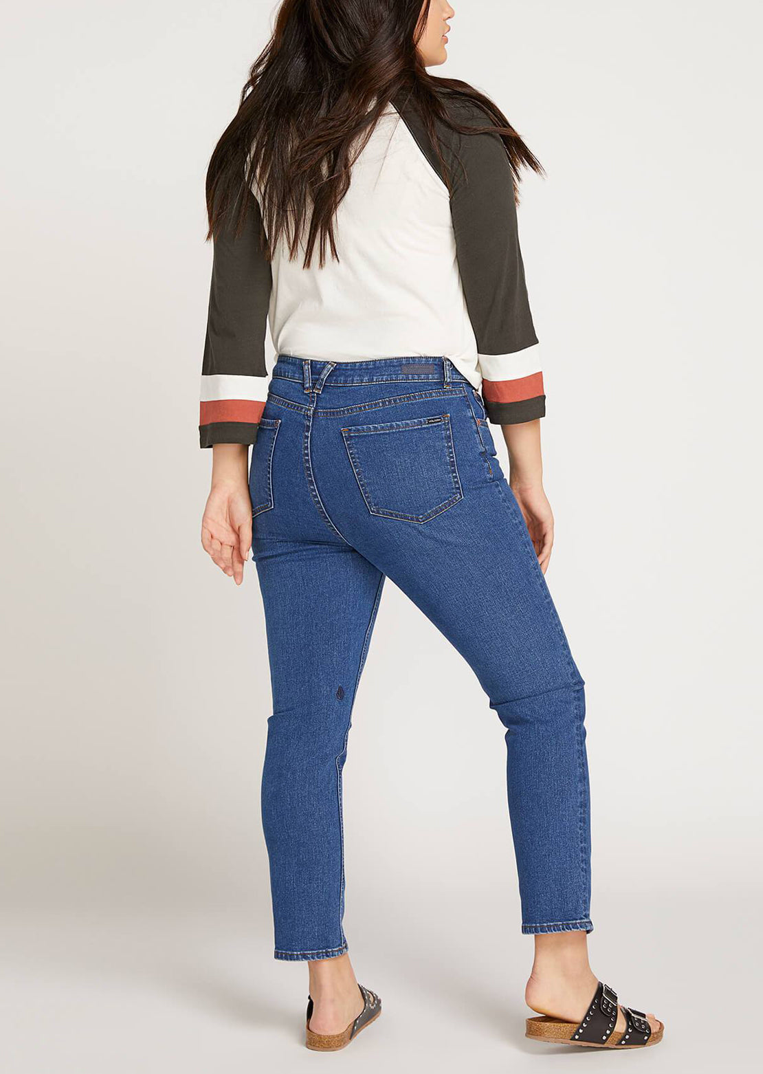 Volcom Women’s VOL Stone Jeans Harbor Blue