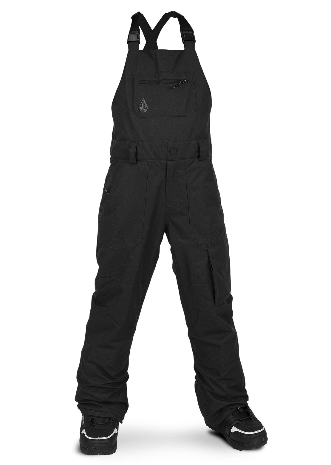 Volcom Junior Barkley Bib Overall Pants Black
