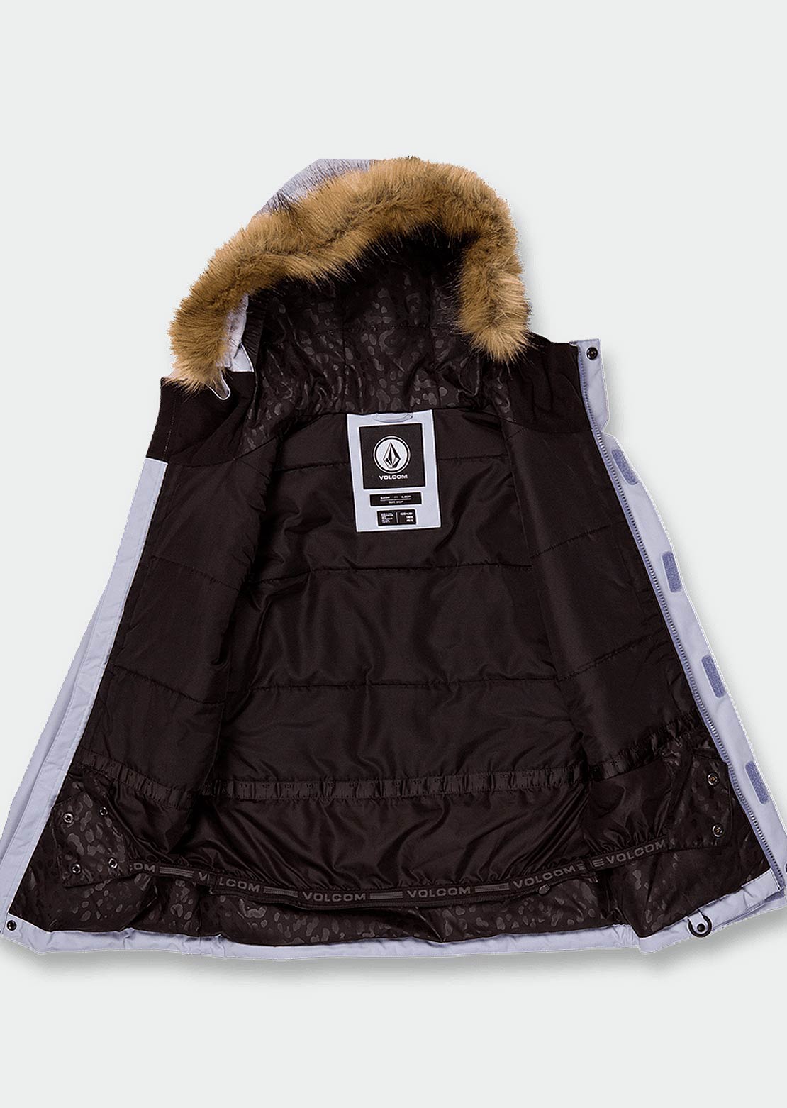 Volcom Junior So Minty Ins Jacket Lilac Ash