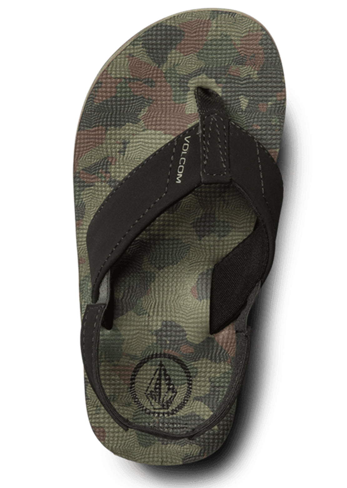 Volcom Junior Victor Little Sandals Dark Camo