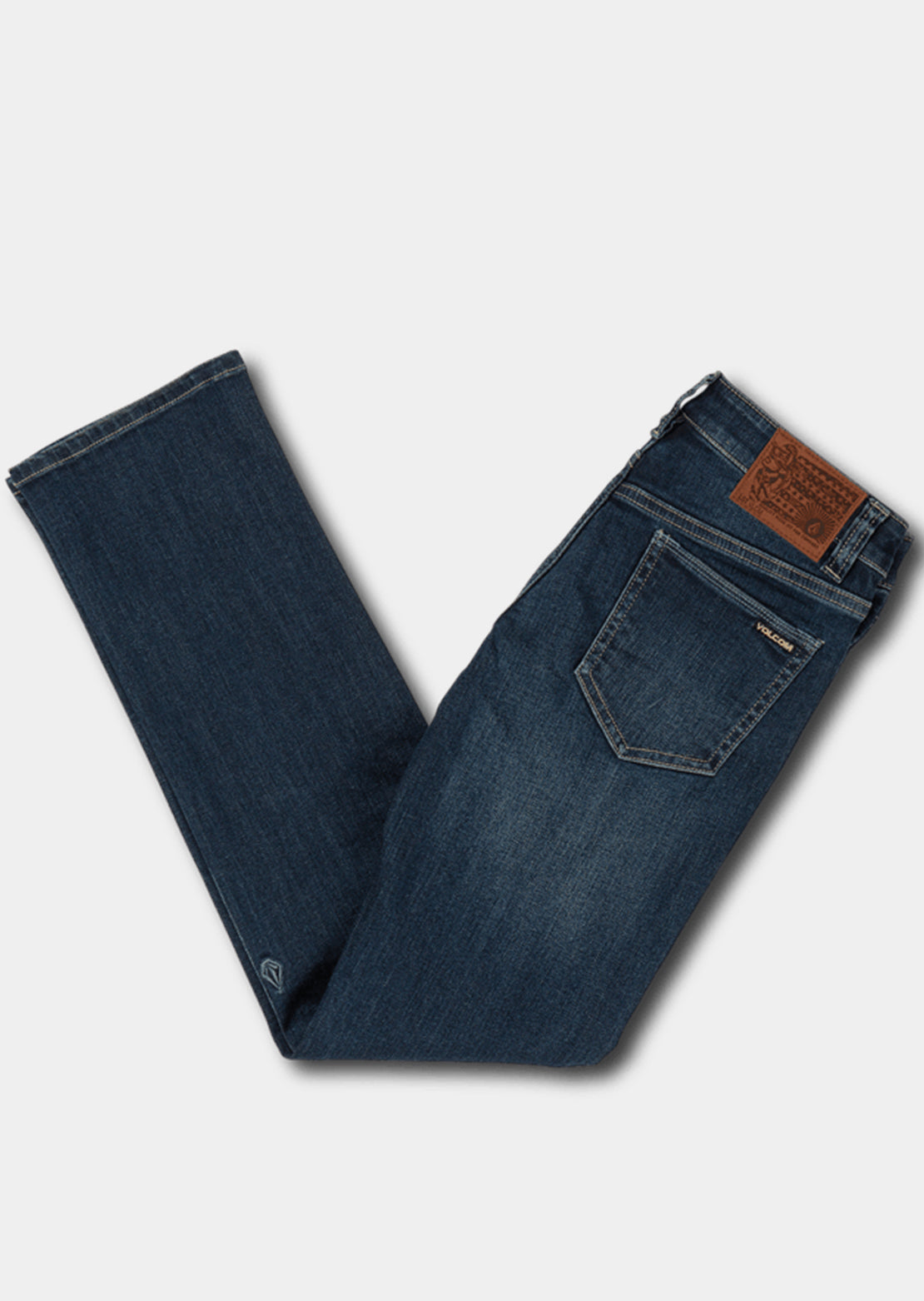 Volcom Junior Vorta Denim Pants Atlantic