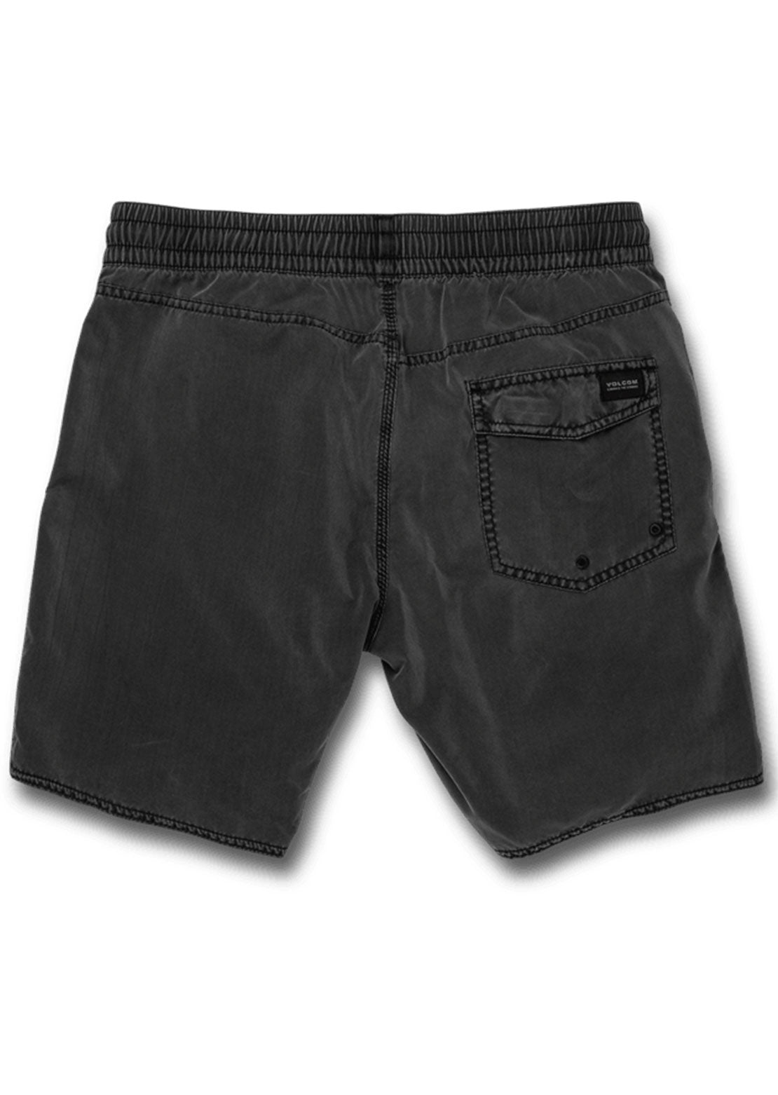 Volcom Men&#39;s Center Trunk 17&quot; Boardshorts Black
