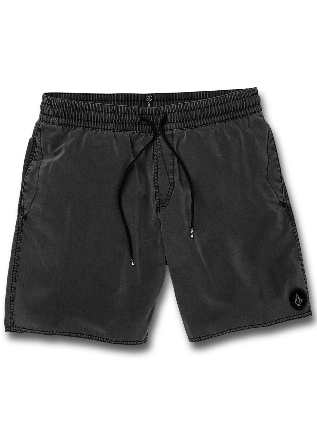Volcom Men&#39;s Center Trunk 17&quot; Boardshorts Black