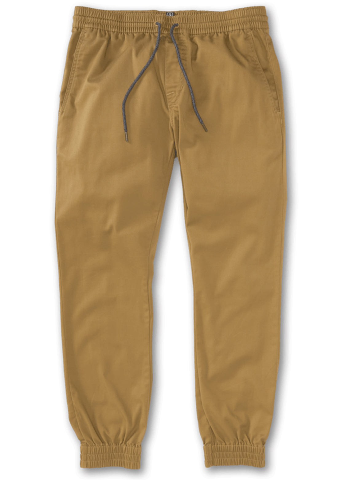 Volcom Men&#39;s Chino Frickin Slim Jogger Pants Dark Khaki