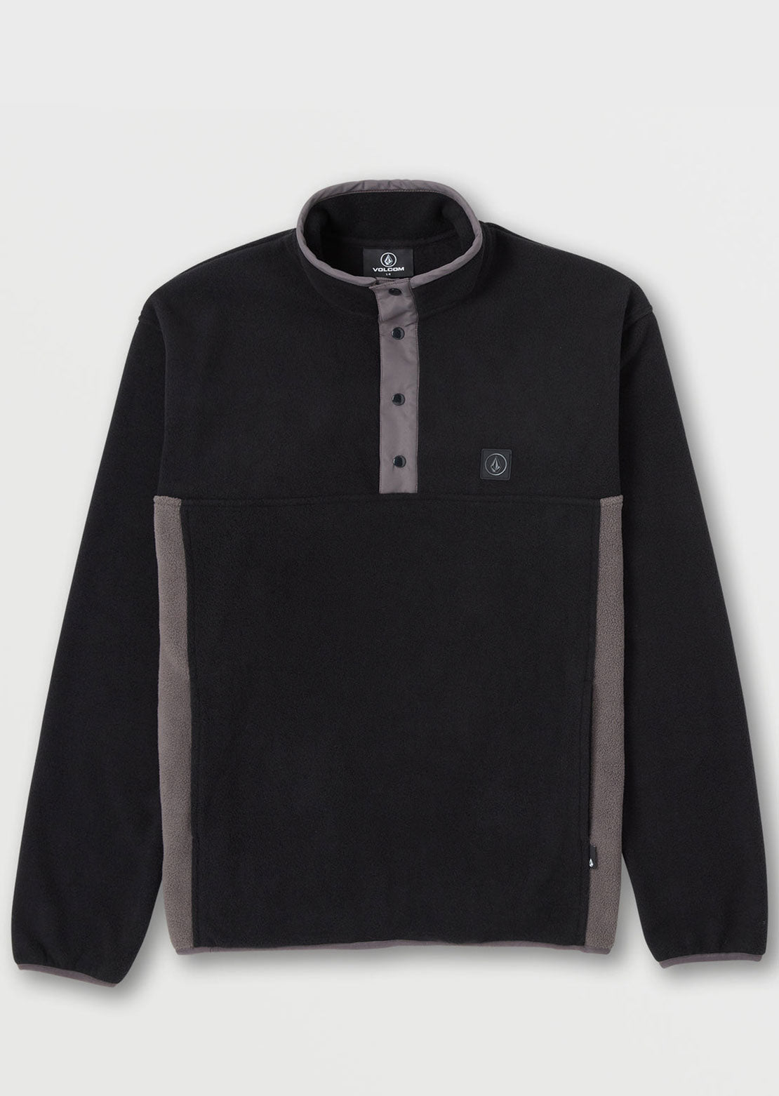 Volcom Men's Error92 Mock Neck Pullover Black