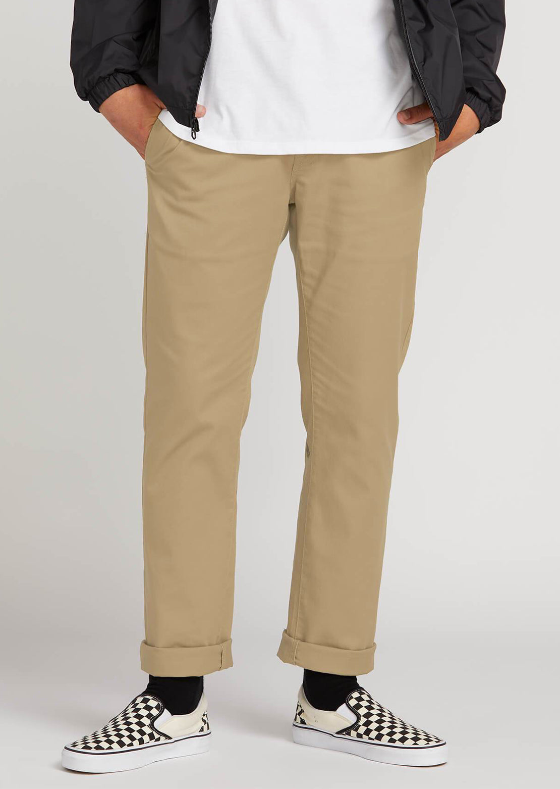 Volcom Men’s Frickin Modern Stretch Chino Pants Khaki